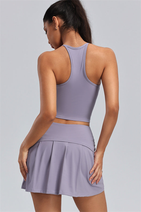 The Velora Crop Top Skirt 2-Piece Set