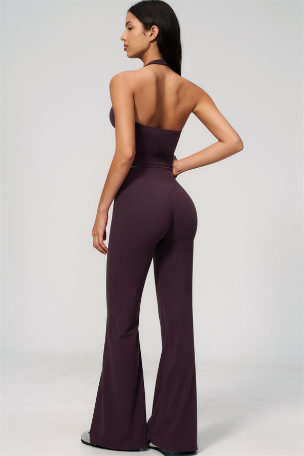 The Lox Crop top Flared Leggings 2-Piece Set