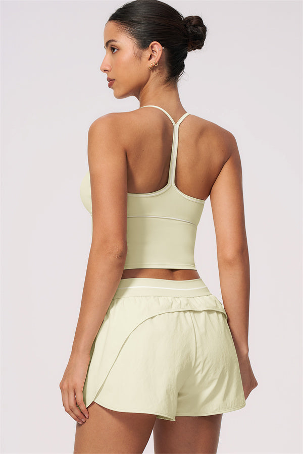 The RebelFit Tank Top Flow Shorts 2-Piece Set