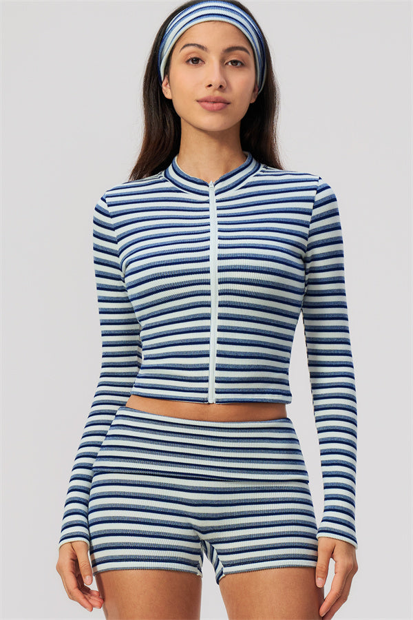 The Brilliance Jacket Shorts 2-Piece Set (Headband not included)
