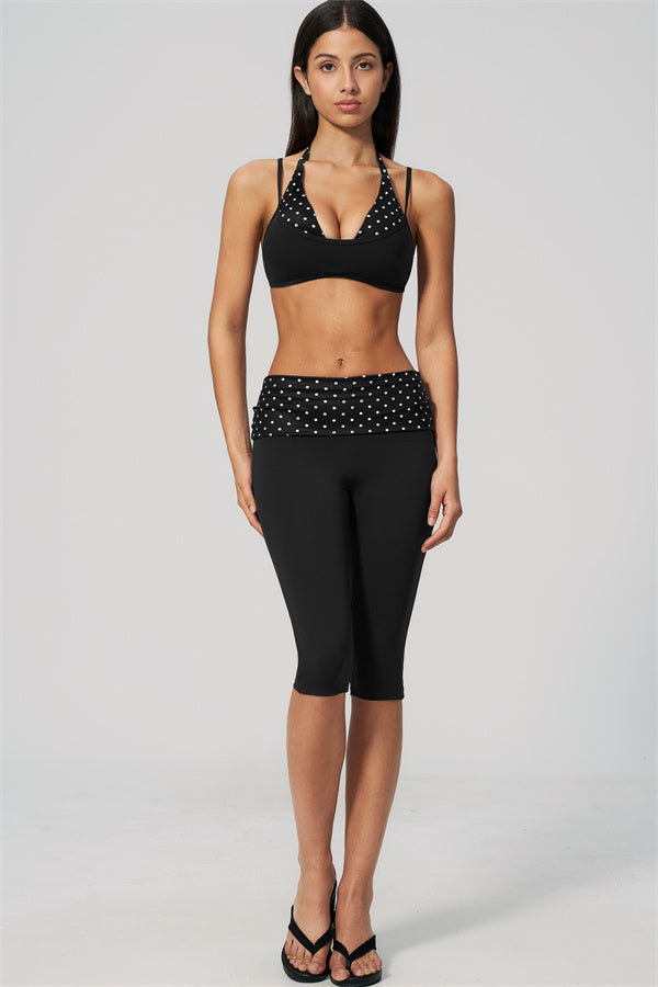 The Enliven Sports Bra Capri Leggings 2-Piece Set