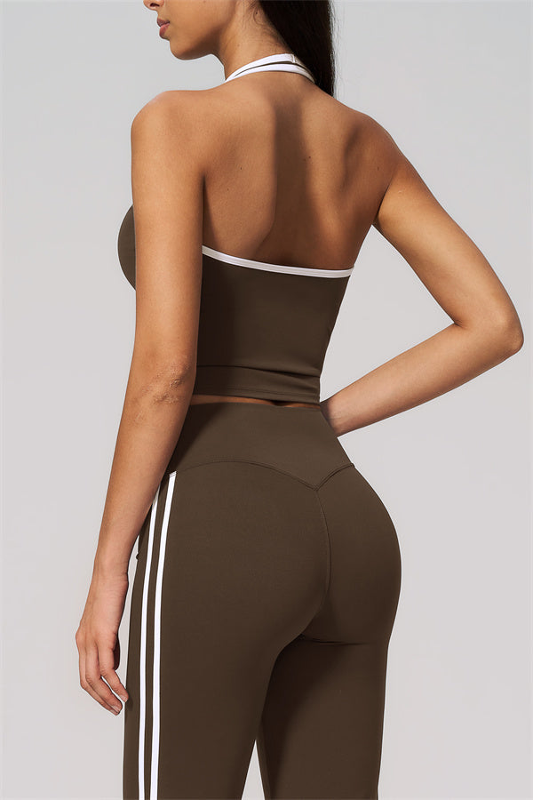 The Onyx Tank Top Flared Leggings 2-Piece Set