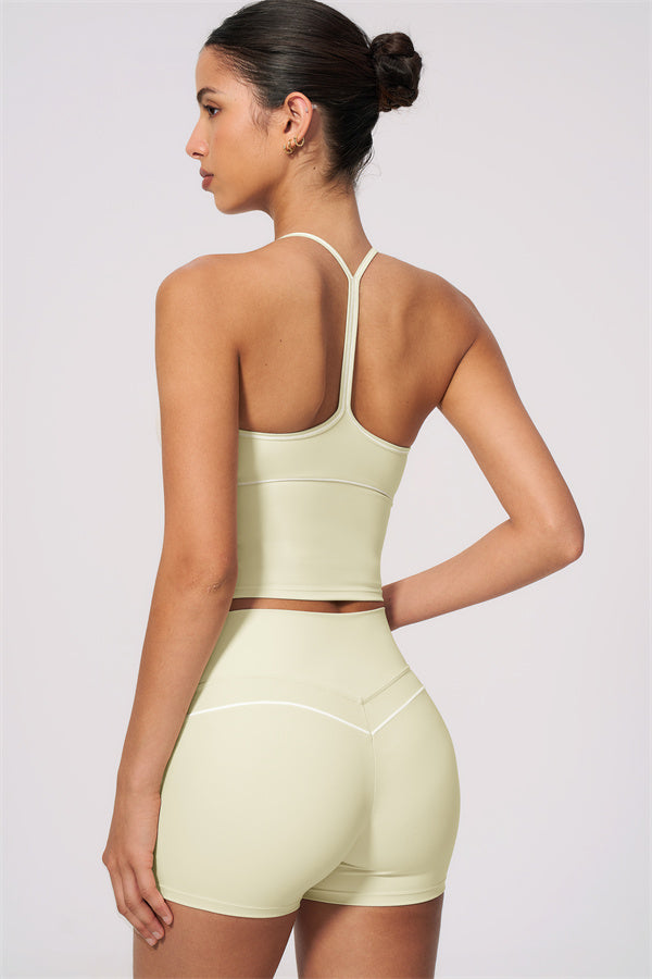 The RebelFit Tank Top Sculpt Shorts 2-Piece Set