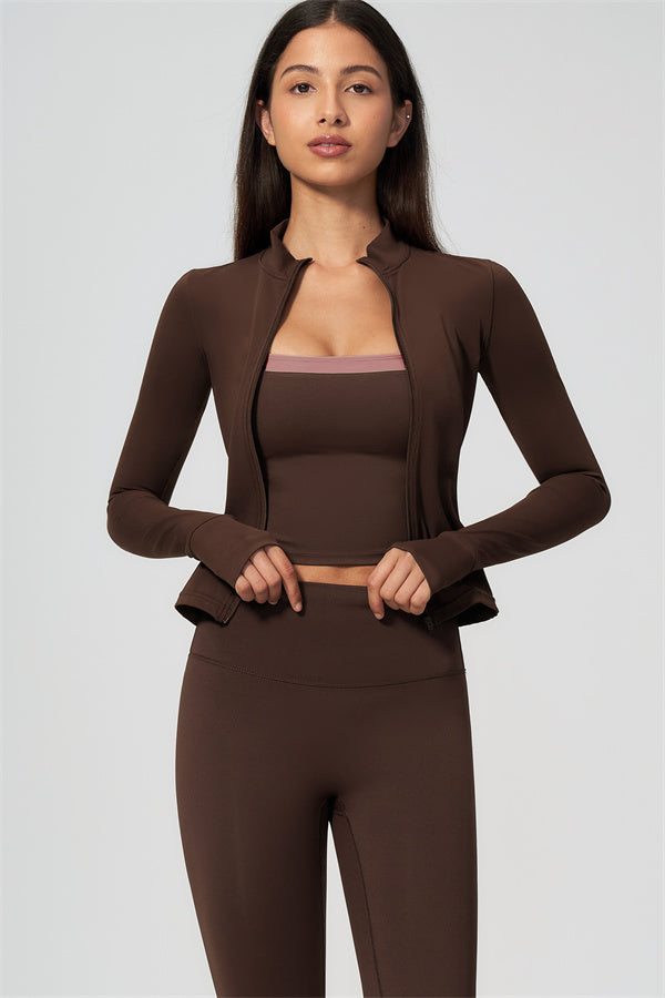 The Seraphine Jacket Tank Top Leggings 3-Piece Set