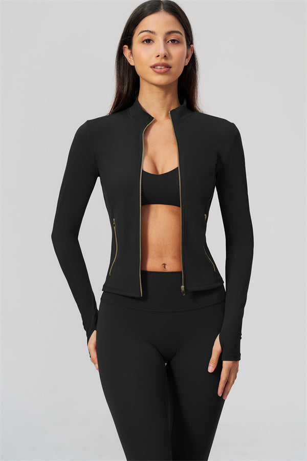 The Twirl Daring Jacket Sports Bra Leggings 3-Piece Set