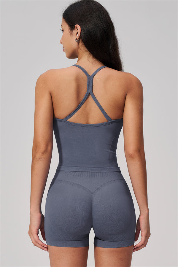 The Horizon Crop Top Shorts 2-Piece Set
