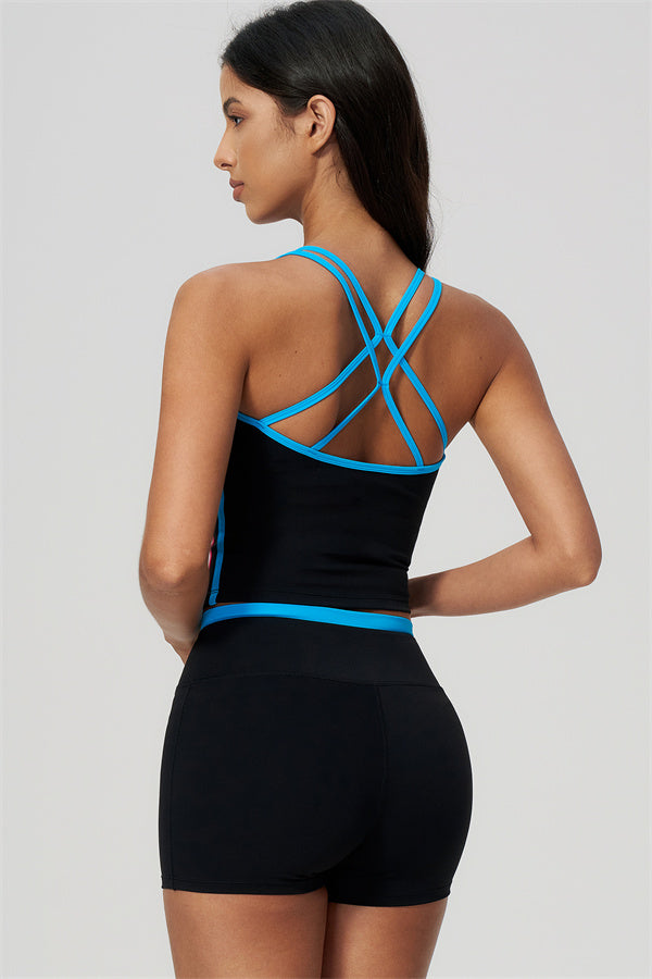 The Chisel Crop Top Shorts 2-Piece Set