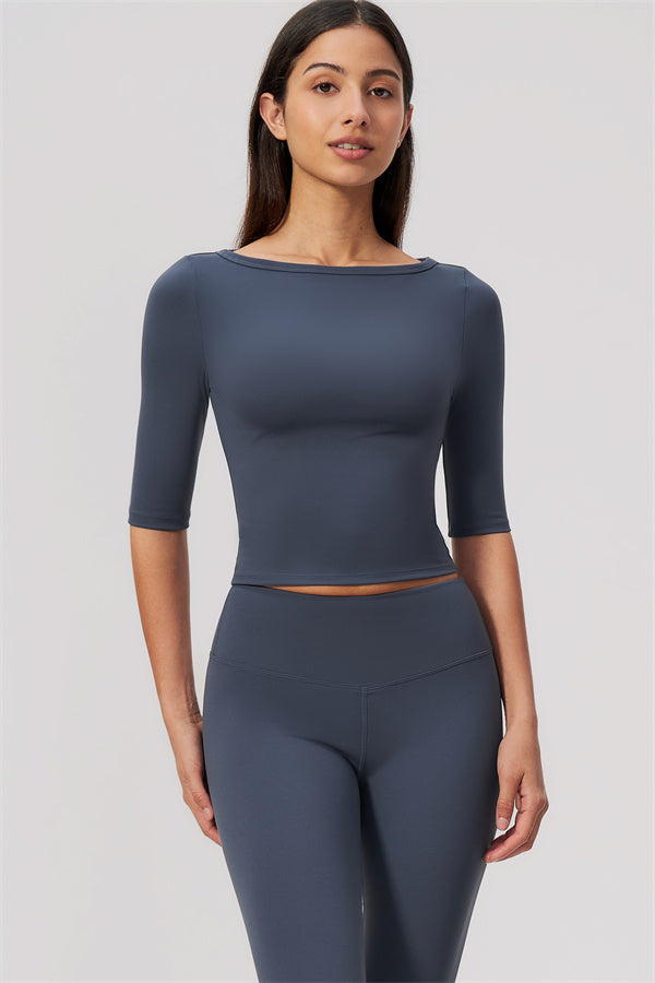 The Flow Motion Half-Sleeve T-Shirt Leggings 2-Piece Set