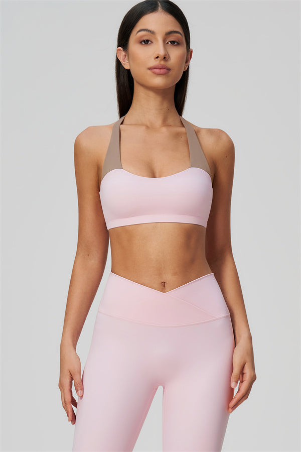 The Soiree Halter Sports Bra Leggings 2-Piece Set