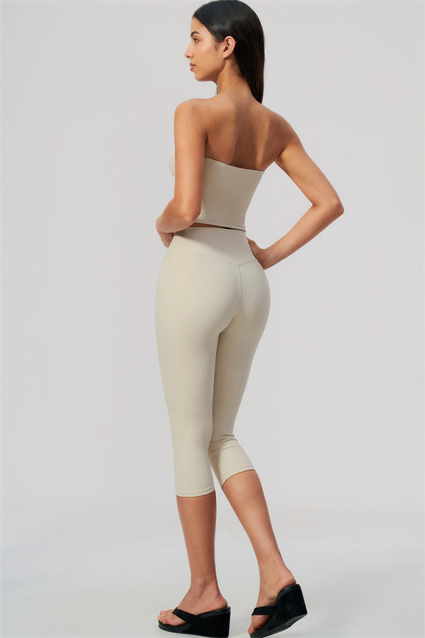 The Flow Motion Tube Top Capri Leggings 2-Piece Set
