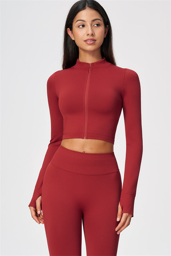 The Wanderlust Cropped Jacket Leggings 2-Piece Set