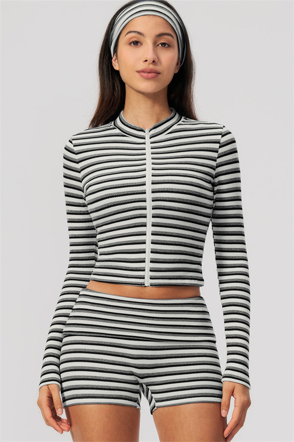 The Brilliance Jacket Shorts 2-Piece Set (Headband not included)