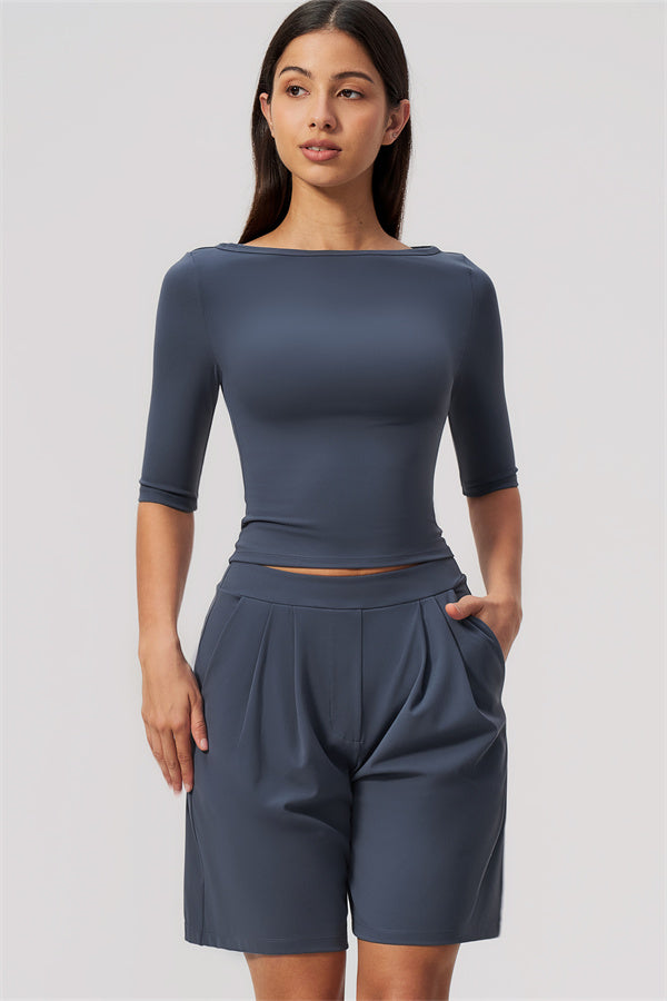 The Flow Motion Half-Sleeve T-Shirt Shorts 2-Piece Set