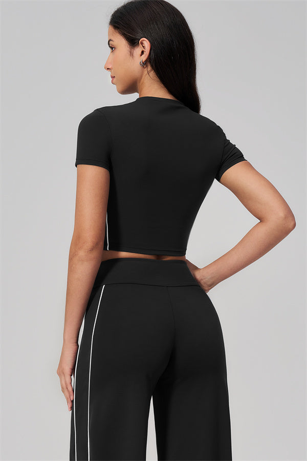 The Breathe T-shirt Straight Leg Pants 2-Piece Set