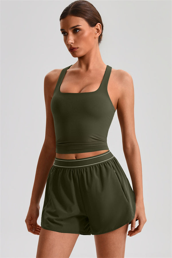 The Soul Crop Top Shorts 2-Piece Set