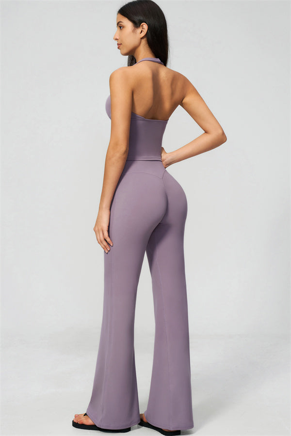 The Lox Crop top Flared Leggings 2-Piece Set