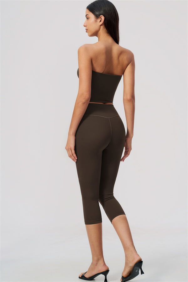 The Flow Motion Tube Top Capri Leggings 2-Piece Set