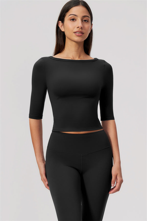 The Flow Motion Half-Sleeve T-Shirt Leggings 2-Piece Set