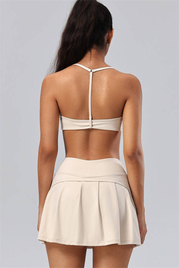 The Velora Sports Bra Skirt 2-Piece Set