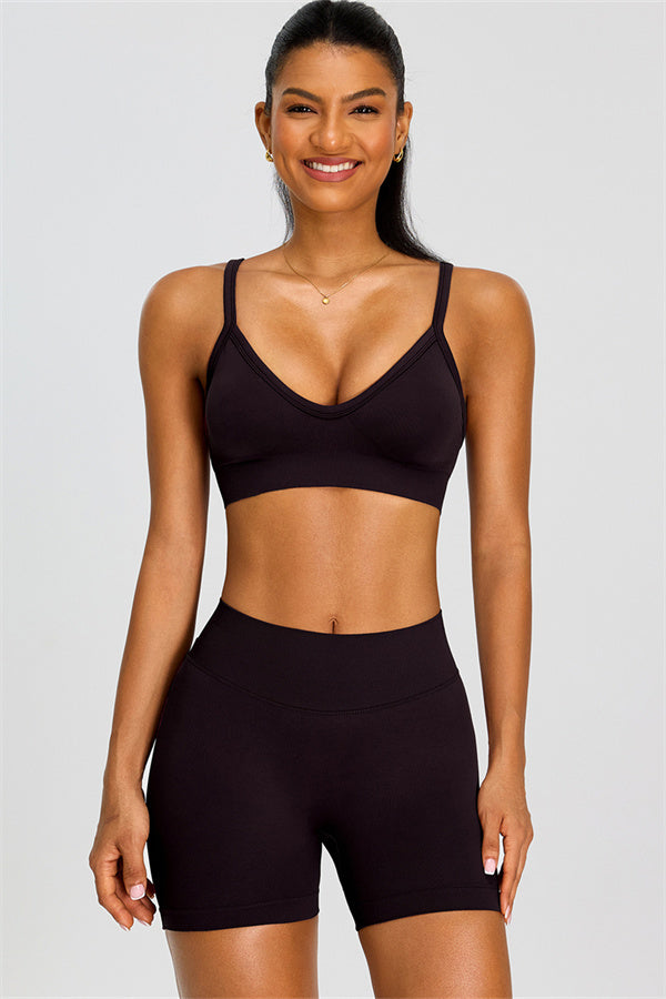 The Zero Drag Sports Bra Shorts 2-Piece Set