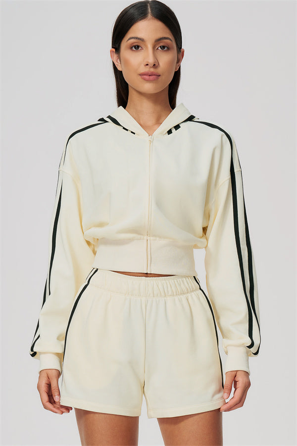 The Tryst Hoodie Shorts 2-Piece Set