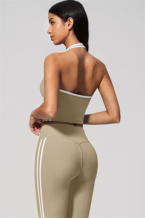 The Onyx Tank Top Flared Leggings 2-Piece Set