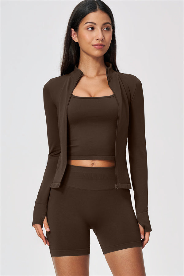The Wanderlust Jacket Tank Top Shorts 3-Piece Set