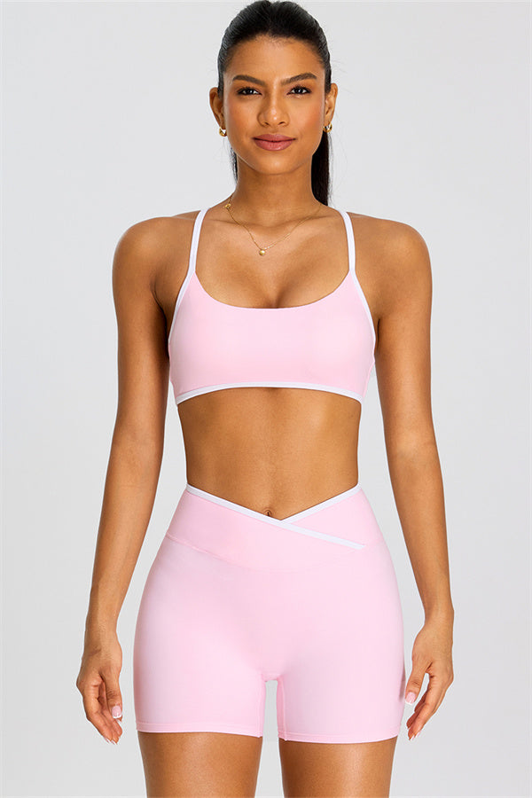 The Dwell Sports Bra Shorts 2-Piece Set
