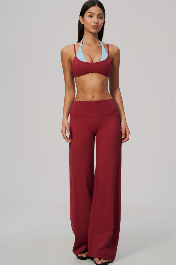 The Cascade Sports Bra Straight Leg Pants 2-Piece Set