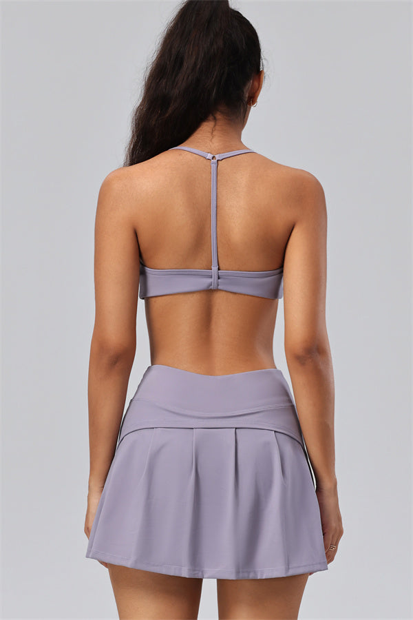 The Velora Sports Bra Skirt 2-Piece Set
