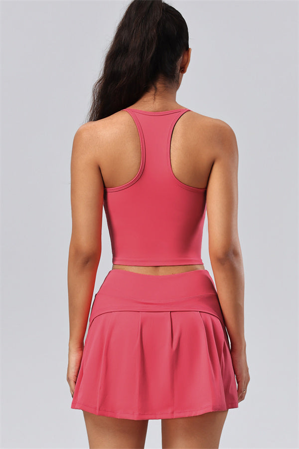 The Velora Crop Top Skirt 2-Piece Set