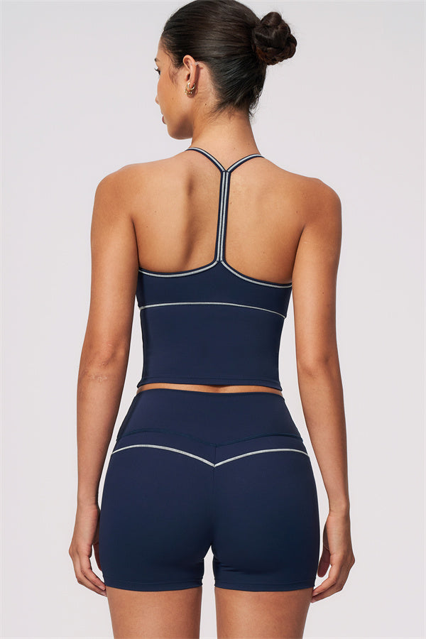 The RebelFit Tank Top Sculpt Shorts 2-Piece Set