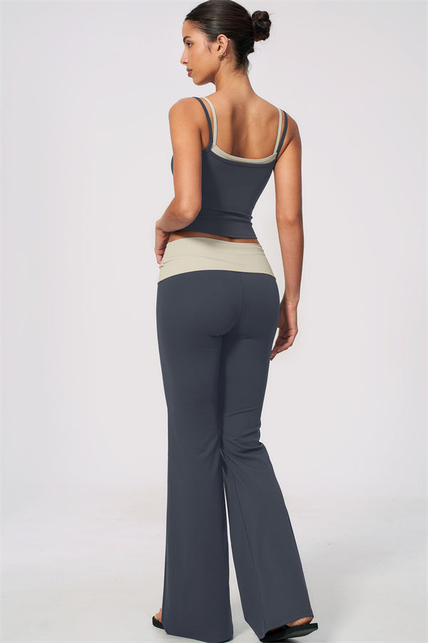 The Heat Tank Top Flared Leggings 2-Piece Set