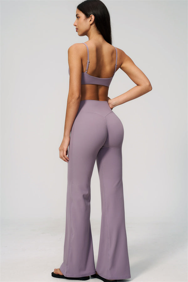 The Zura Sports Bra Flared Leggings 2-Piece Set