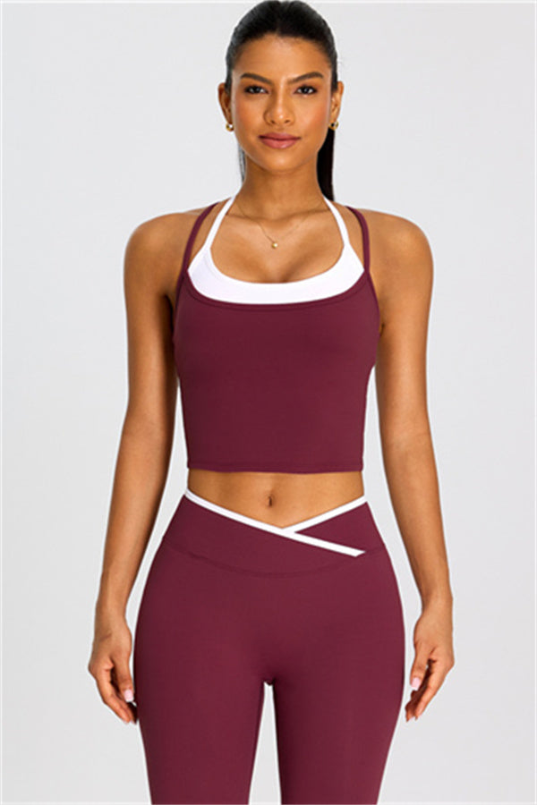 The Dwell Crop Top Leggings 2-Piece Set