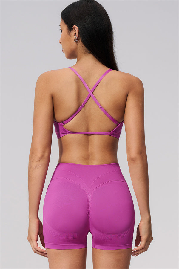 The Camille Sports Bra Shorts 2-Piece Set