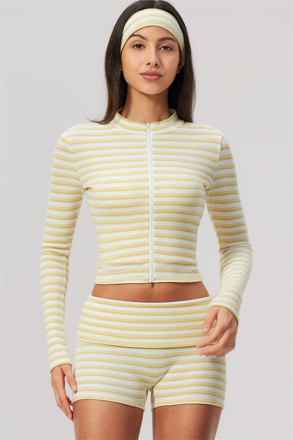 The Brilliance Jacket Shorts 2-Piece Set (Headband not included)