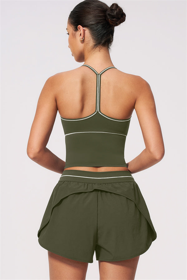 The RebelFit Tank Top Flow Shorts 2-Piece Set