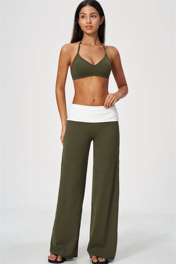 The Joyous Sports Bra Straight Leg Pants 2-Piece Set