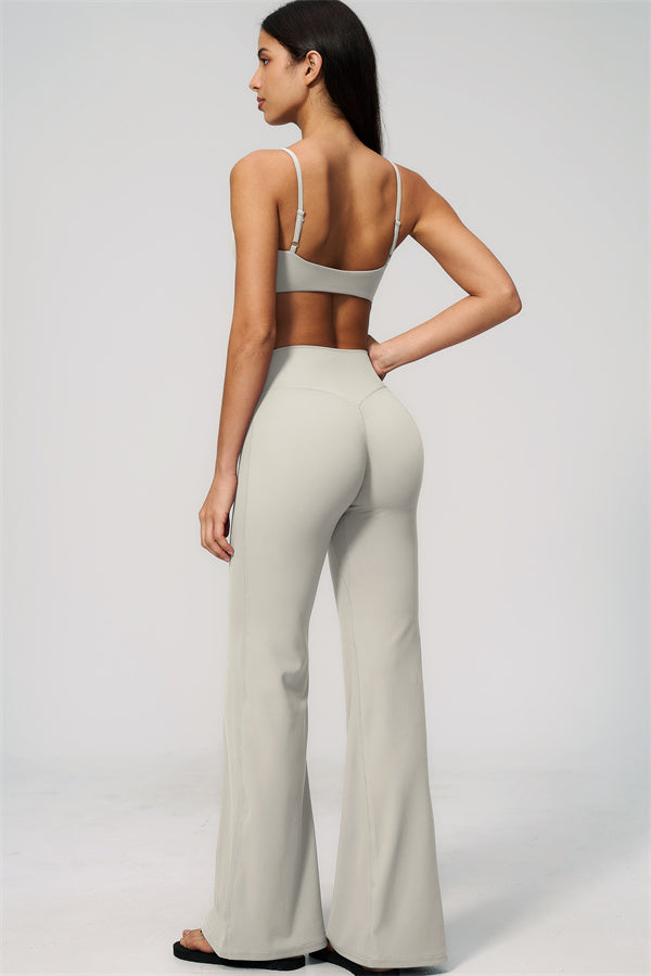 The Zura Sports Bra Flared Leggings 2-Piece Set