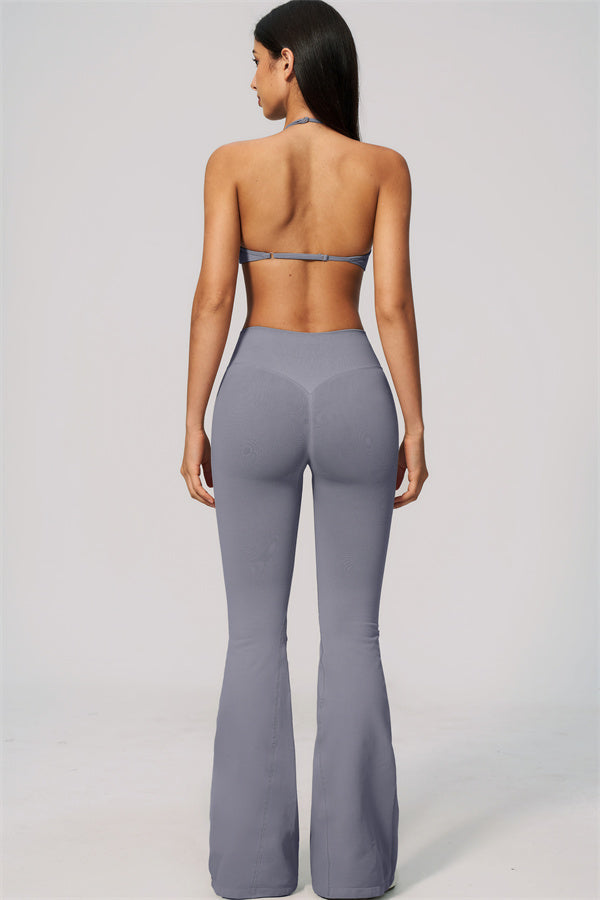 The Velvetine Sports Bra Flared Leggings 2-Piece Set