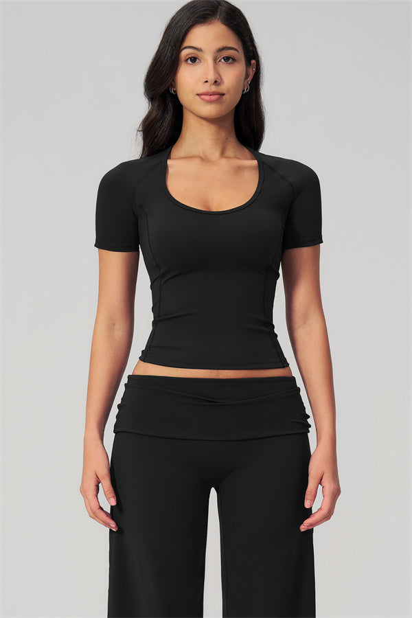 The Daring T-shirt Straight Leg Pants 2-Piece Set
