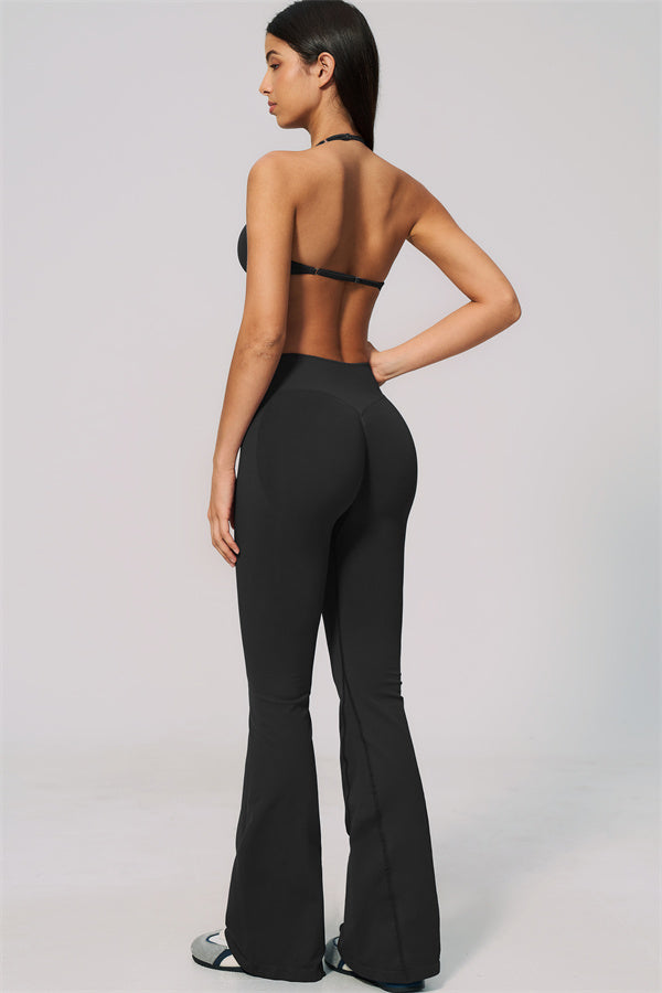 The Velvetine Sports Bra Flared Leggings 2-Piece Set