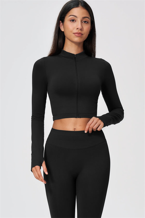 The Wanderlust Cropped Jacket Leggings 2-Piece Set