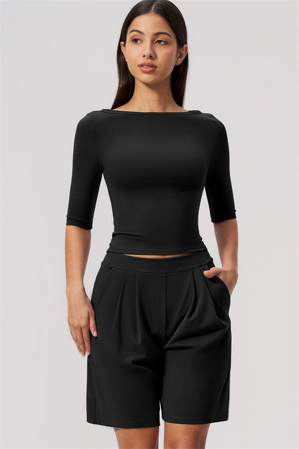 The Flow Motion Half-Sleeve T-Shirt Shorts 2-Piece Set