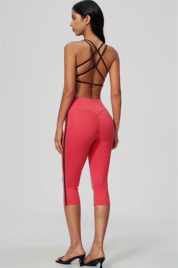 The Chisel Sports Bra Capri Leggings 2-Piece Set