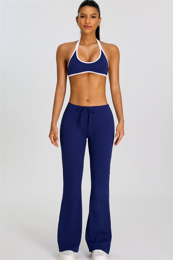 The Mode Sports Bra Flared Leggings 2-Piece Set