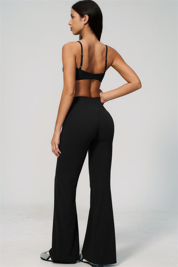 The Zura Sports Bra Flared Leggings 2-Piece Set