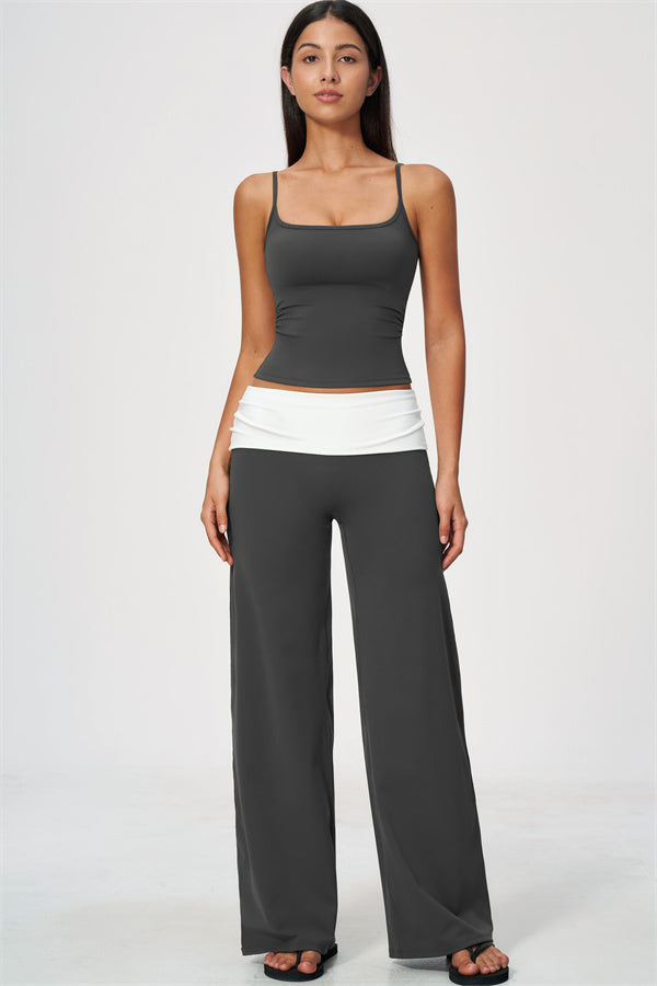 The Joyous Tank Top Straight Leg Pants 2-Piece Set