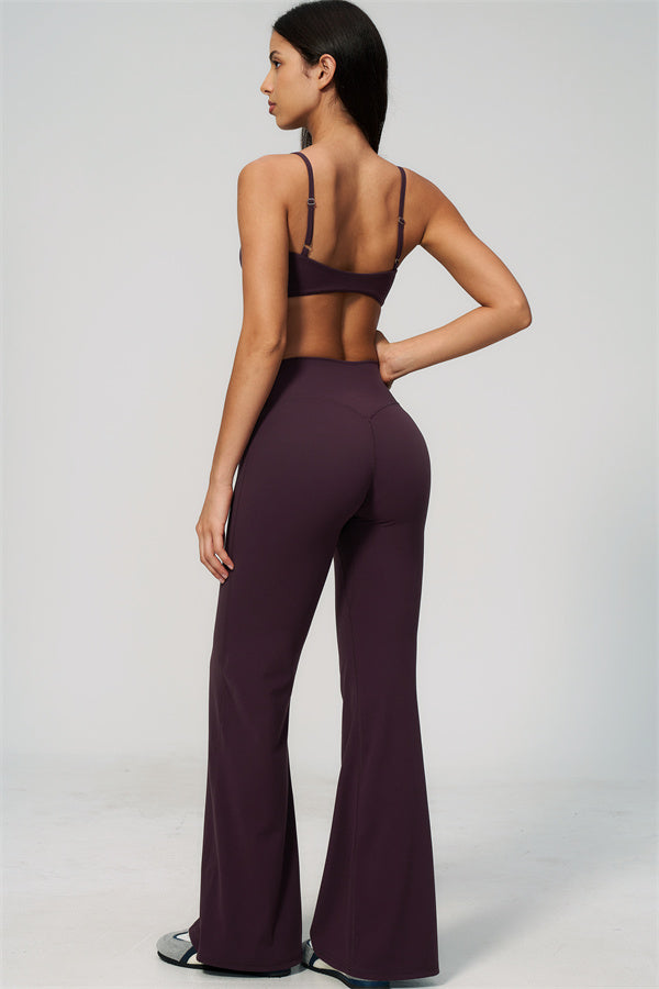 The Zura Sports Bra Flared Leggings 2-Piece Set